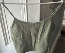 Khaki Crop Top / Size L