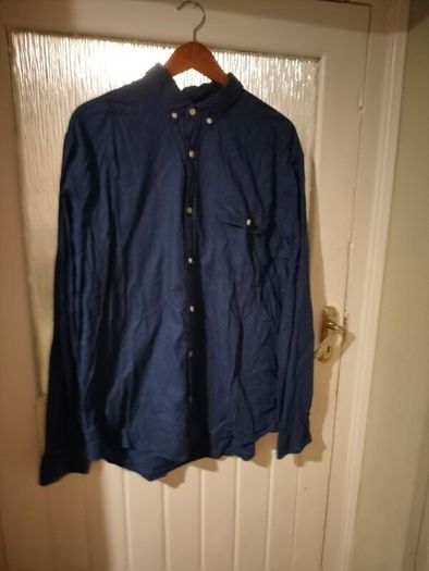 Men's Next Navy long sleeve shirt.