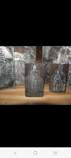 Vintage Themed Military Printers Blocks