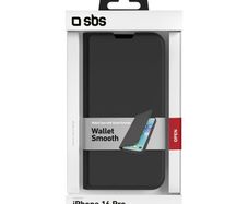 SPS Wallet Smooth Book Stand Case for iPhone 16 Pro