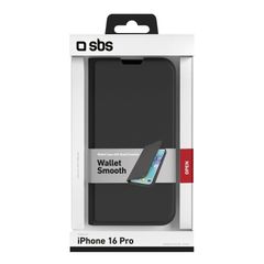 SPS Wallet Smooth Book Stand Case for iPhone 16 Pro