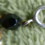Vintage Necklace Three Strand Beaded Gold Black Grey White Vintage Image 9