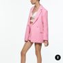 Zara Pink Blazer Size M Image 3