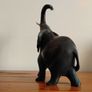 Large Wooden Elephant Image 2