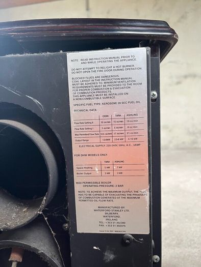 Stanley oil stove