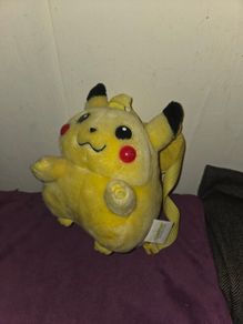 Vintage 1990's Pikachu Plush Backpack