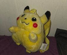 Vintage 1990's Pikachu Plush Backpack
