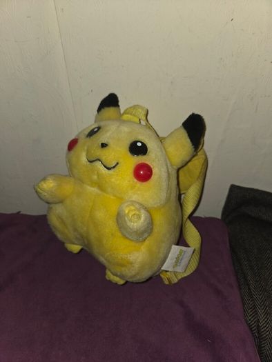 Vintage 1990's Pikachu Plush Backpack