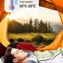 Ultra Warm 80/250 GSM Cotton Sleeping Bags for Adults Kids, Envelope Compact Outdoor Sleeping Bags for Camping (FREE SHIPPING) Image 7