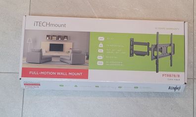 iTech Double Arm Wall Mount TV Bracket for 37" to 80" TVs