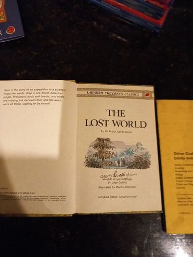 Ladybird Vintage Books- The Lost World and Learnabout Sailing and Boating