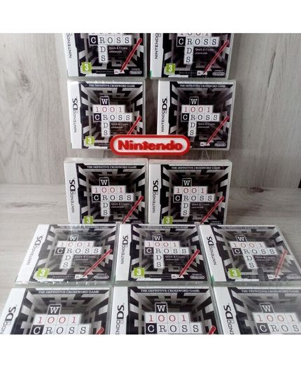 1001 Crosswords Nintendo Ds Game - Brand New Sealed Rare Retro Gaming 1 X Game
