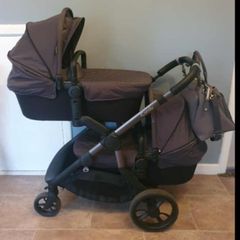 I Candy Orange Double buggy, Car seats, isofixes and bassinets