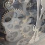 Large Gears Clock Image 2