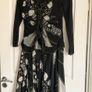 RRP 350 French Designer Didier Parakian 2 piece black dress and cardigan Image 3