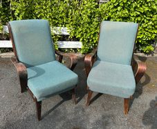 1960s Bentwood Fireside Armchairs x2