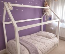 House Floor Bed ( with mattress & fitted mattress protector)