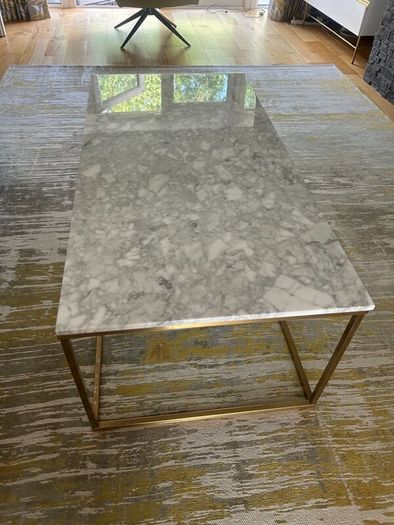 Marble & Gold Coffee Table