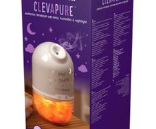 Clevamama ClevaPure Himalayan Salt Lamp Multifunctional Night Light for Better Sleep