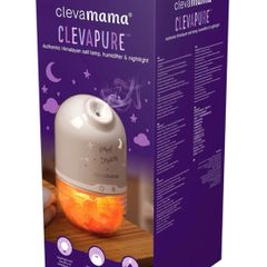Clevamama ClevaPure Himalayan Salt Lamp Multifunctional Night Light for Better Sleep