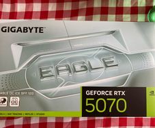 Gigabyte Nvidia RTX 5070 12GB Eagle OC Ice GPU