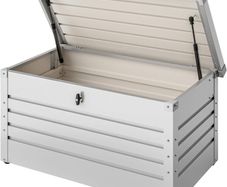 Metal Garden Storage Box 360 Litres  Lockable with Gas Springs