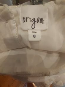 Origami girls designer dress