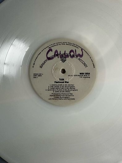 Rare Fleetwood Mac double translucent white Zimbabwe release in vg+ condition
