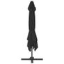 Cantilever Umbrella with Aluminium Pole 300x300 cm Anthracite Image 6