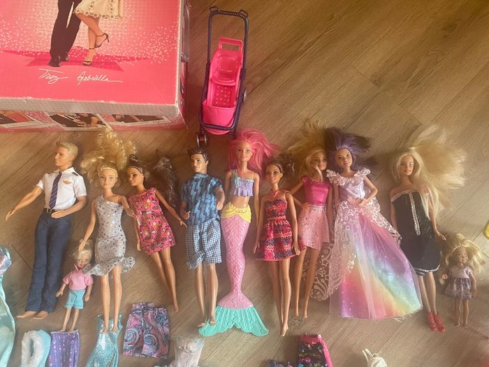 Barbie dolls and accessories