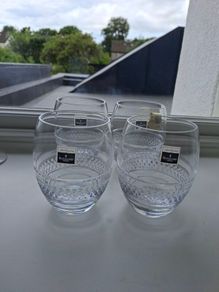 Waterford Crystal John Rocha Voya Tumbers x 4