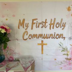 Communion banner for wall