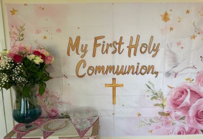 Communion banner for wall