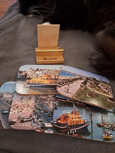 Vintage Weymouth Souvenir Coaster Set