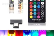 T10 RGB LED Lights W5W 194 Led Clearance light for Car T10 RGB COB 12SMD Colorful Lamp With Remote Controller T10 COB LED Bulbs