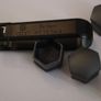 Genuine Audi Wheel Bolt Nut Covers Grey Matt 4F0 601 173 X 20 New plus Tool Image 3