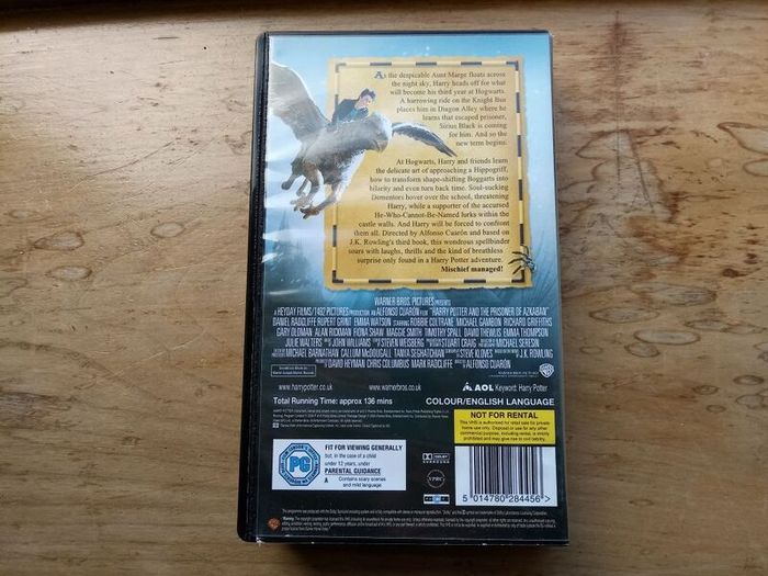 Harry Potter VHS Tape