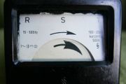 Vintage Siemens &amp; Halske Drehfeld-Richtungsanzeiger, which is a German three-phase rotary field indicator