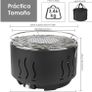 BRAND NEW Stainless Steel Charcoal Grill BBQ grill Portable Outdoor Barbecue Tool Round Carbon Barbecue Stove For Household Image 5