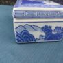 Vintage Chinese Porcelain Lidded Ink Box Image 9