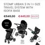 ikkle bubba travel system pram buggy car seat with 2 car bases Image 9