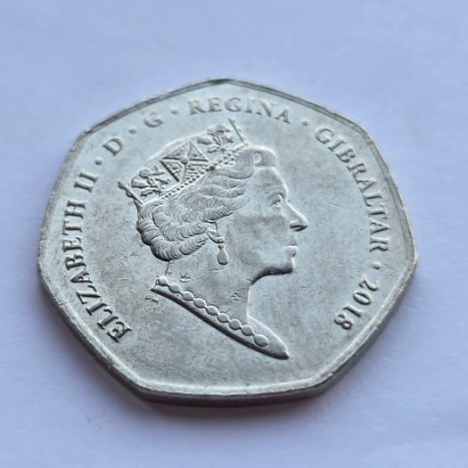 Gibraltar 50 pence 2018 -  Calpe House