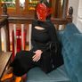 Women black dress mint velvet ( autoumn , winter , summer Image 3