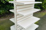 Shop Gondola Slatwall Shelving Bays With 8 Shelves