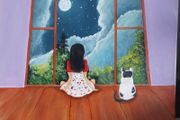 Acrylic Hand Painting final reduction