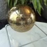 Rare Vintage 1950s Pygmalion Globe Powder Compact, Gilt World Map, Original Sifter and Puffer. Unused Condition. Image 9