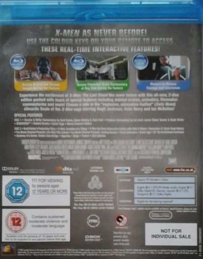 X-Men Quadrilogy Boxset [Blu-ray 4xMovies]