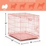 Pink dog crate Image 2