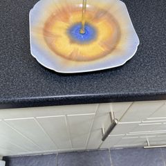 Art Deco Shelley Dripware Cake Plate