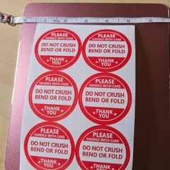 Fragile Stickers / 100 / NEW